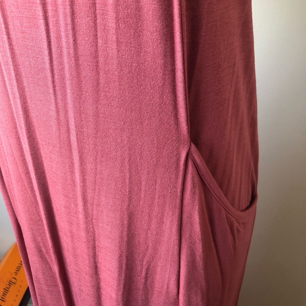 T-Strap Back Maxi Dress Womens Flowy Boho Summer Beach Resort Casual - Picture 4 of 6